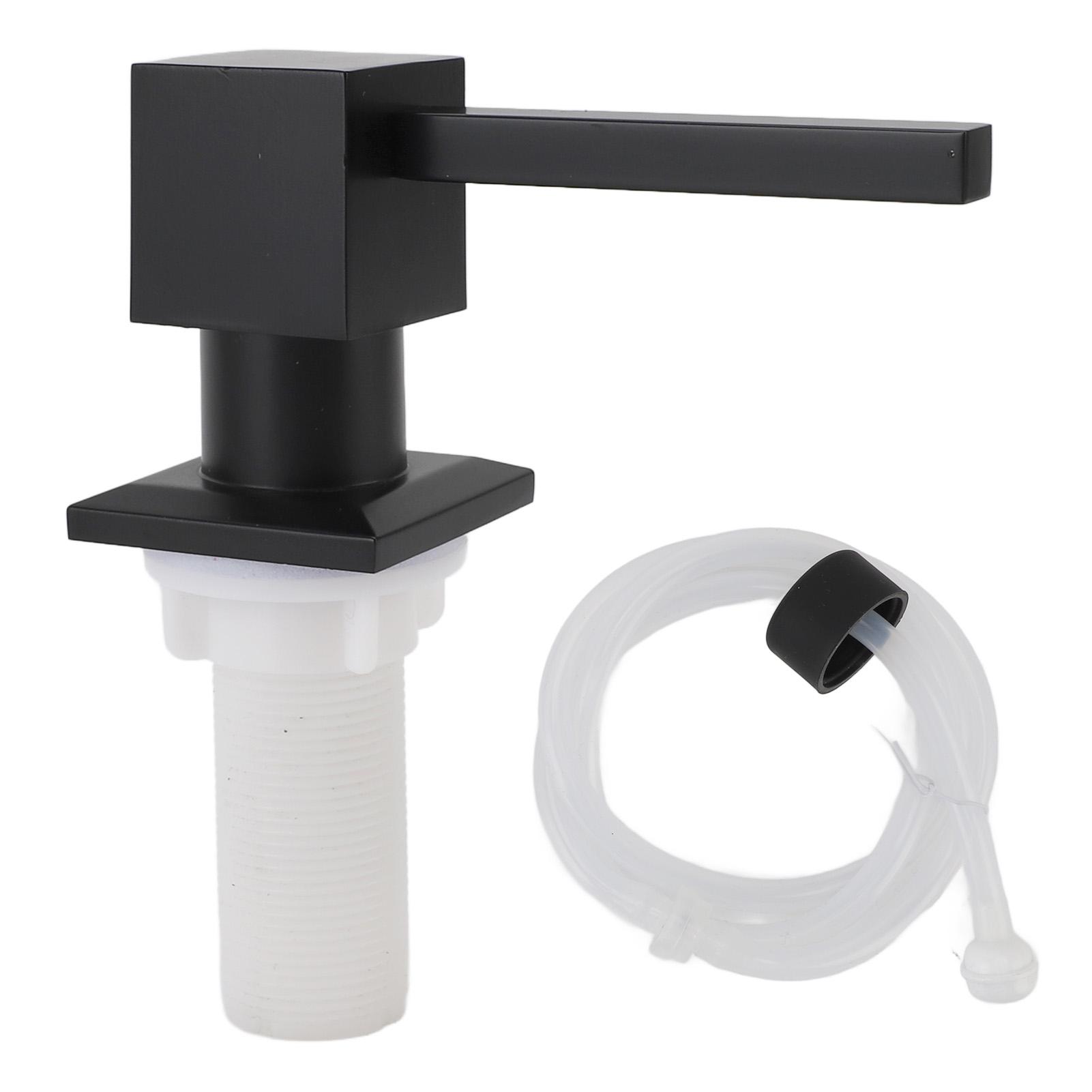 Soap Dispenser for Kitchen Sink Zinc Alloy Square Countertop Dish Soap Dispenser Pump with Silicone
Soap Dispenser for Kitchen Sink Zinc Alloy Square Countertop Dish Soap Dispenser Pump with Silicone