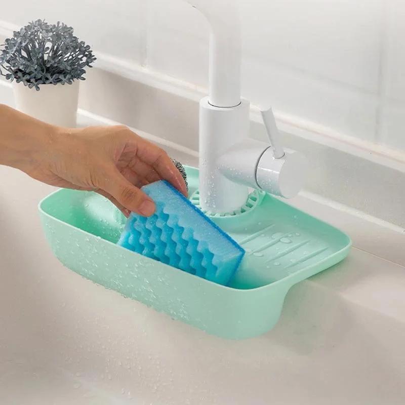 Kitchen Bathroom Household Silicone Faucet Mat Sink Splash Pad Kitchen Storage Rack Drain Basket Sink Sponge Rack Accessories
Kitchen Bathroom Household Silicone Faucet Mat Sink Splash Pad Kitchen Storage Rack Drain Basket Sink Sponge Rack Accessories