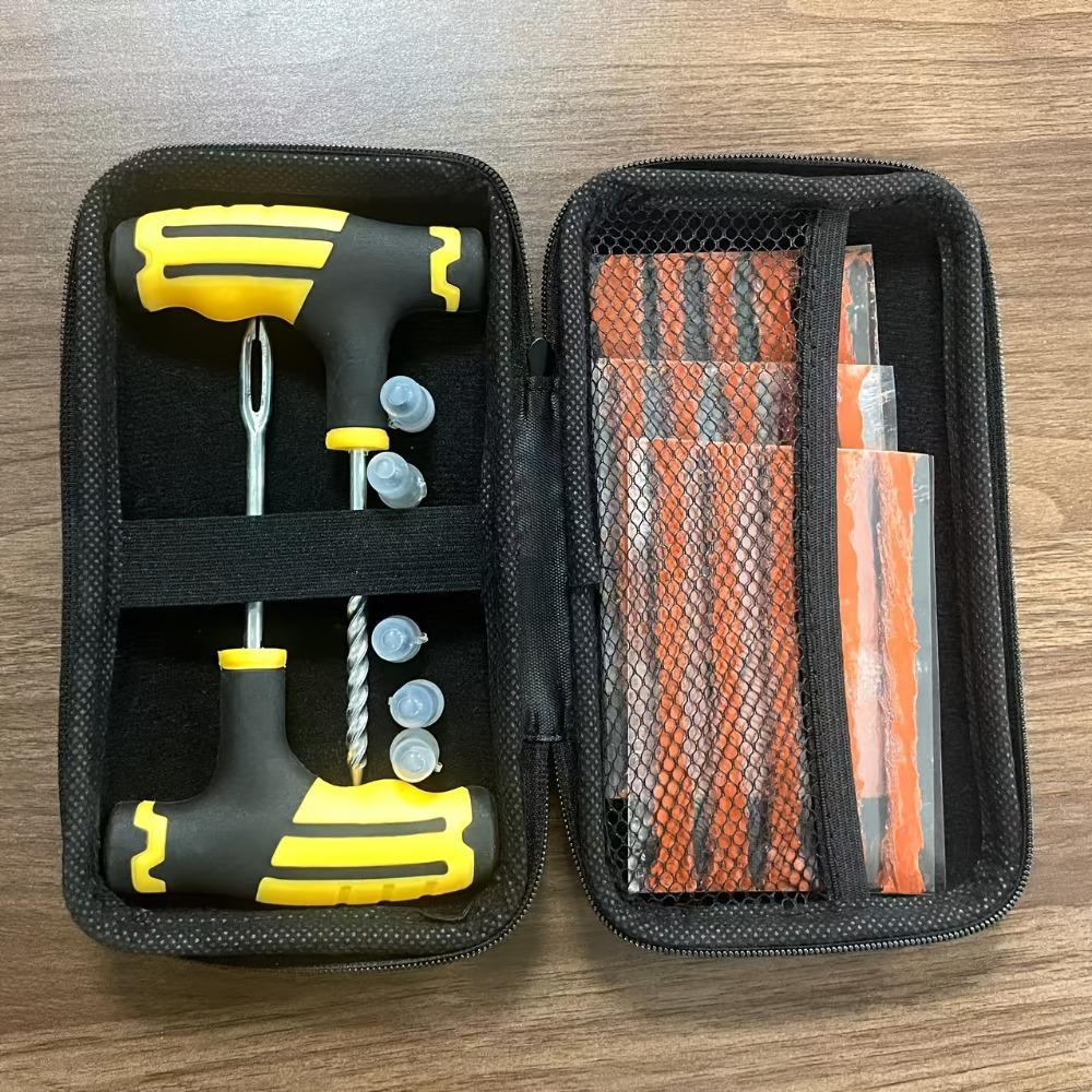 All-Terrain Tire Repair Kit - Heavy-Duty Plug Strips & Reinforced Tools for Truck/Car Flat Tires, Off-Road Ready
All-Terrain Tire Repair Kit - Heavy-Duty Plug Strips & Reinforced Tools for Truck/Car Flat Tires, Off-Road Ready