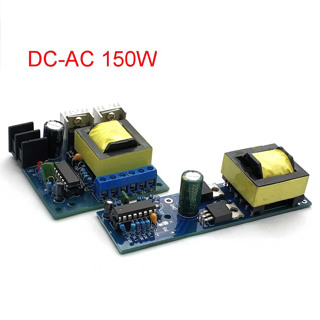 DC-AC Boost Inverter 12V To 220V Step UP Power Supply Module Inverse Converter Booster Module Voltage Power Regulator 150W Type 1
DC-AC Boost Inverter 12V To 220V Step UP Power Supply Module Inverse Converter Booster Module Voltage Power Regulator 150W Type 1