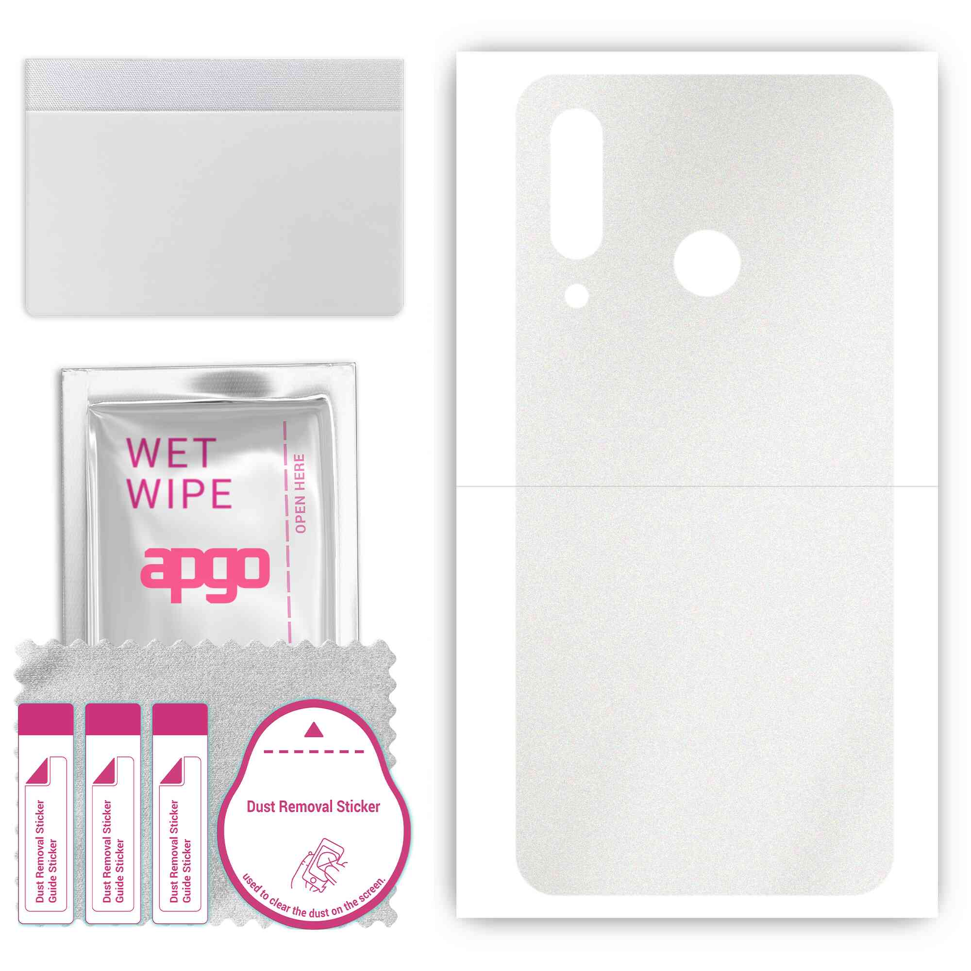 apgo Protective Skin Sticker for the back compatible with Doogee N20, Wrap Film, Foil, Vinyl - Pattern Matte Transparent
apgo Protective Skin Sticker for the back compatible with Doogee N20, Wrap Film, Foil, Vinyl - Pattern Matte Transparent
