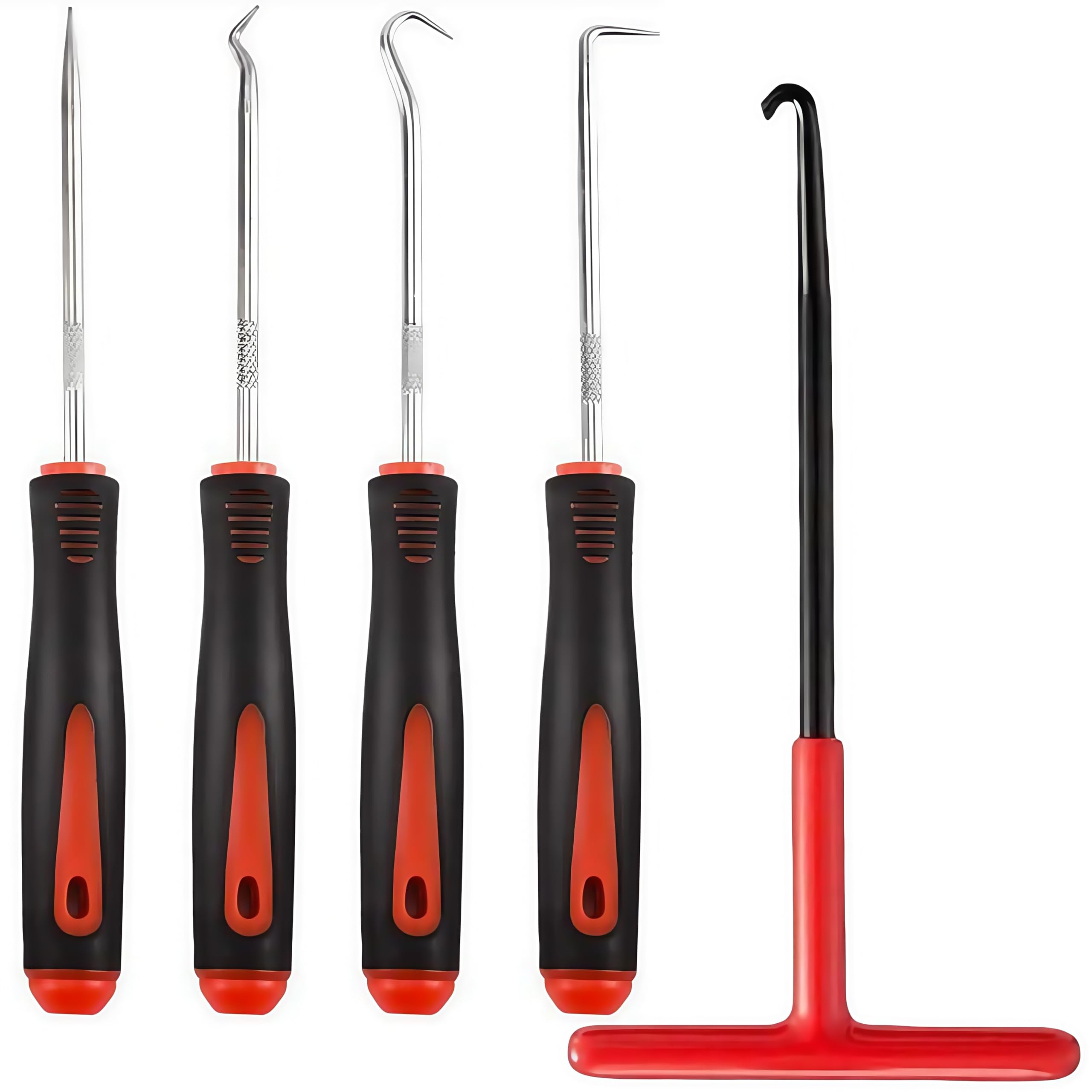 T Shape Spring Hooks 5pcs Seal Hooks Set Spring Removal Tension Spring Tool
T Shape Spring Hooks 5pcs Seal Hooks Set Spring Removal Tension Spring Tool