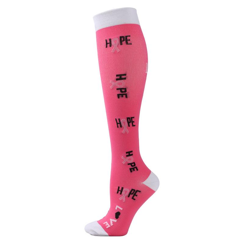 Colorful Ribbon Compression Socks with AIDS Logo for Nurses, Cycling, Running, and Sports Large/Extra Large
Colorful Ribbon Compression Socks with AIDS Logo for Nurses, Cycling, Running, and Sports Large/Extra Large