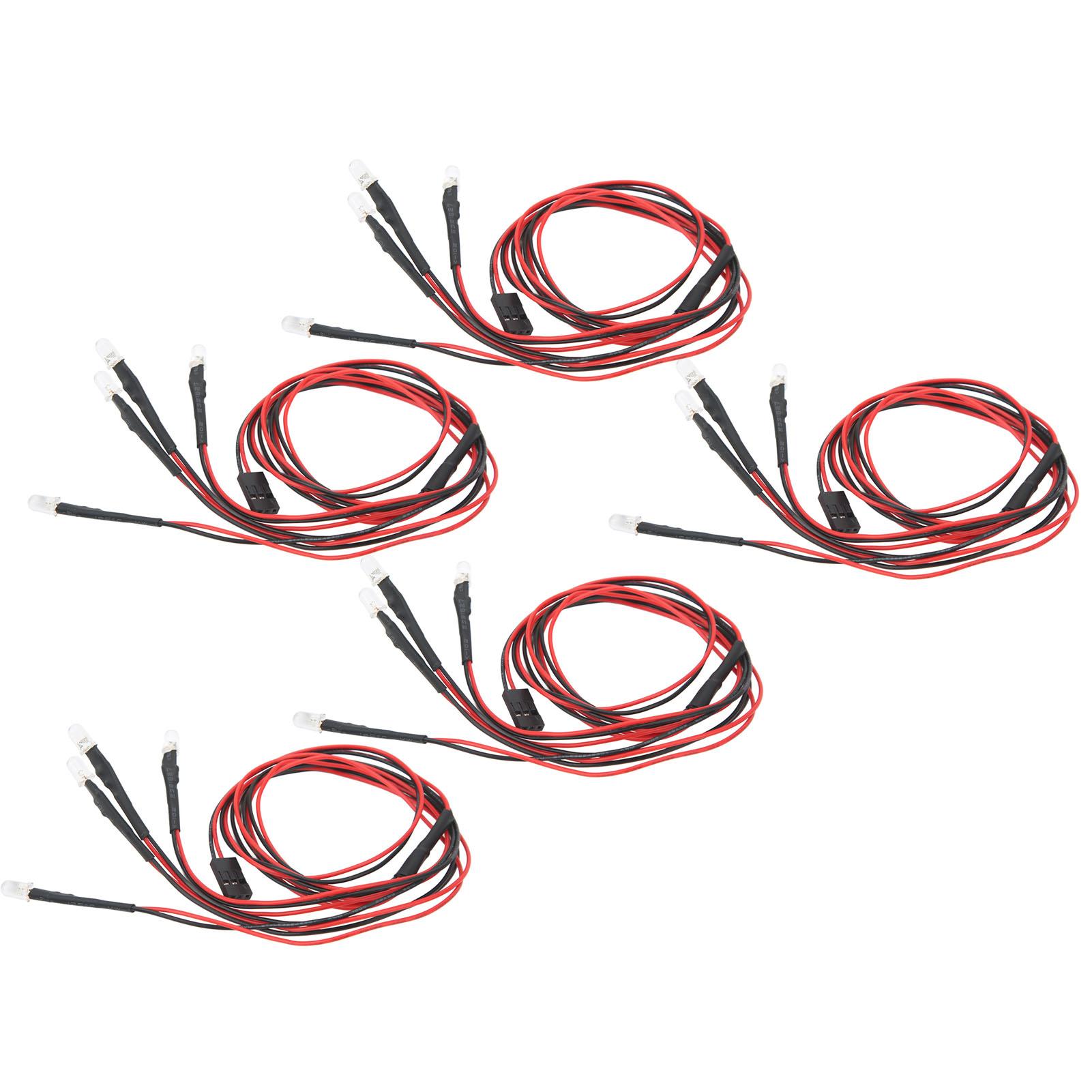5Pcs RC Car 4LED Lights Modified Headlights 5mm for Traxxas Remote Control Model Car Universal
5Pcs RC Car 4LED Lights Modified Headlights 5mm for Traxxas Remote Control Model Car Universal