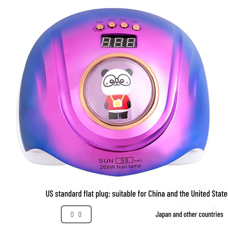 High-Power Gradient LED Nail Lamp, Quick-Drying UV Light Therapy for Manicures
High-Power Gradient LED Nail Lamp, Quick-Drying UV Light Therapy for Manicures