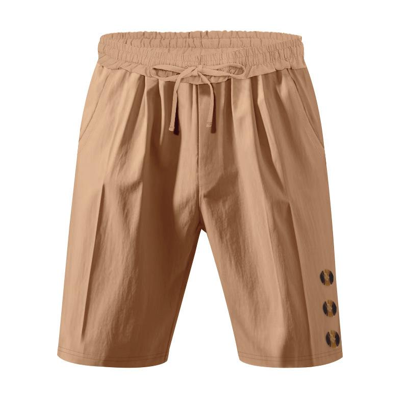 Summer Men s Loose-Fit Linen Beach Casual Button-Up Solid-Color Athletic Shorts XXXL коричневий
Summer Men s Loose-Fit Linen Beach Casual Button-Up Solid-Color Athletic Shorts XXXL коричневий