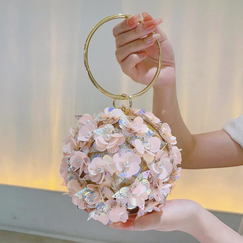 Mini Sequin Floral Clutch Bag, Elegant Round Evening Bag, Women s Formal Dinner Purse For Wedding Party & Prom розовый
Mini Sequin Floral Clutch Bag, Elegant Round Evening Bag, Women s Formal Dinner Purse For Wedding Party & Prom розовый