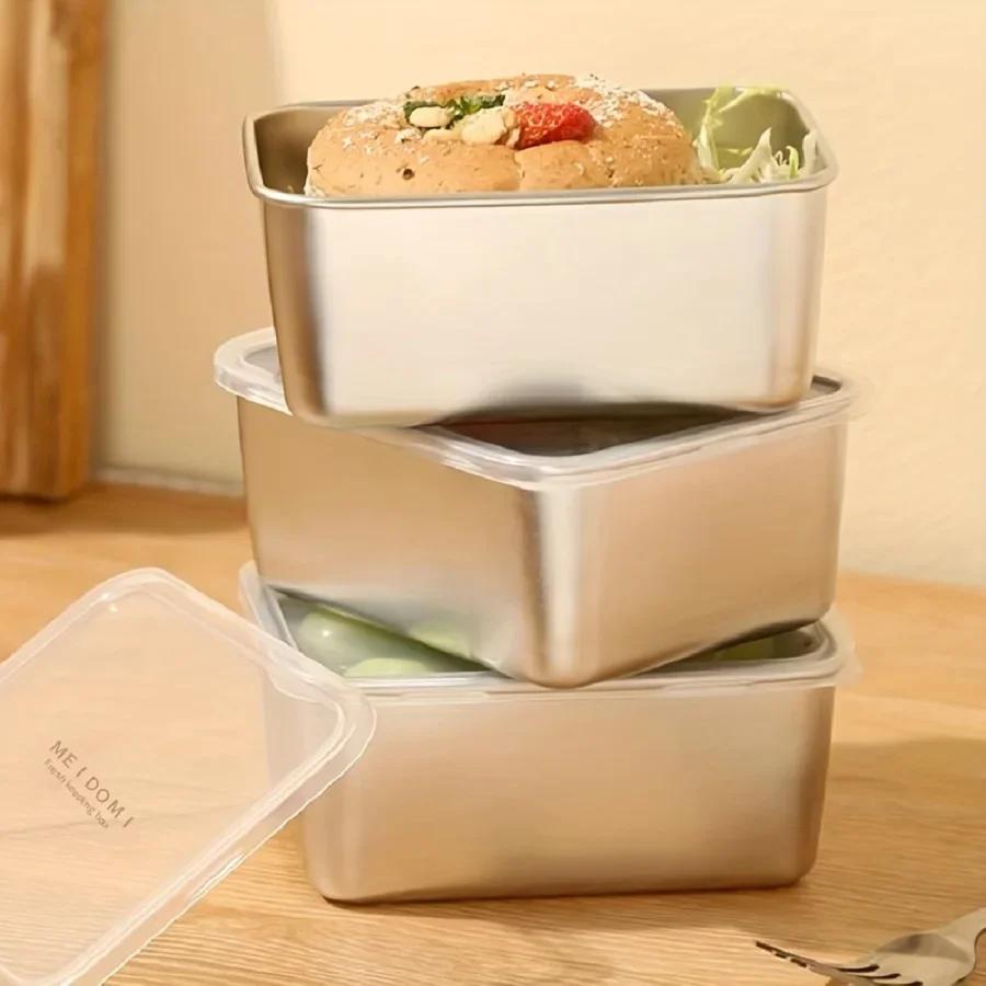 контейнер для хранения свежих продуктов из нержавеющей стали с герметичной крышкой, утолщенный маленький ланч-бокс, контейнер для упаковки и хранения еды для кемпинга
контейнер для хранения свежих продуктов из нержавеющей стали с герметичной крышкой, утолщенный маленький ланч-бокс, контейнер для упаковки и хранения еды для кемпинга