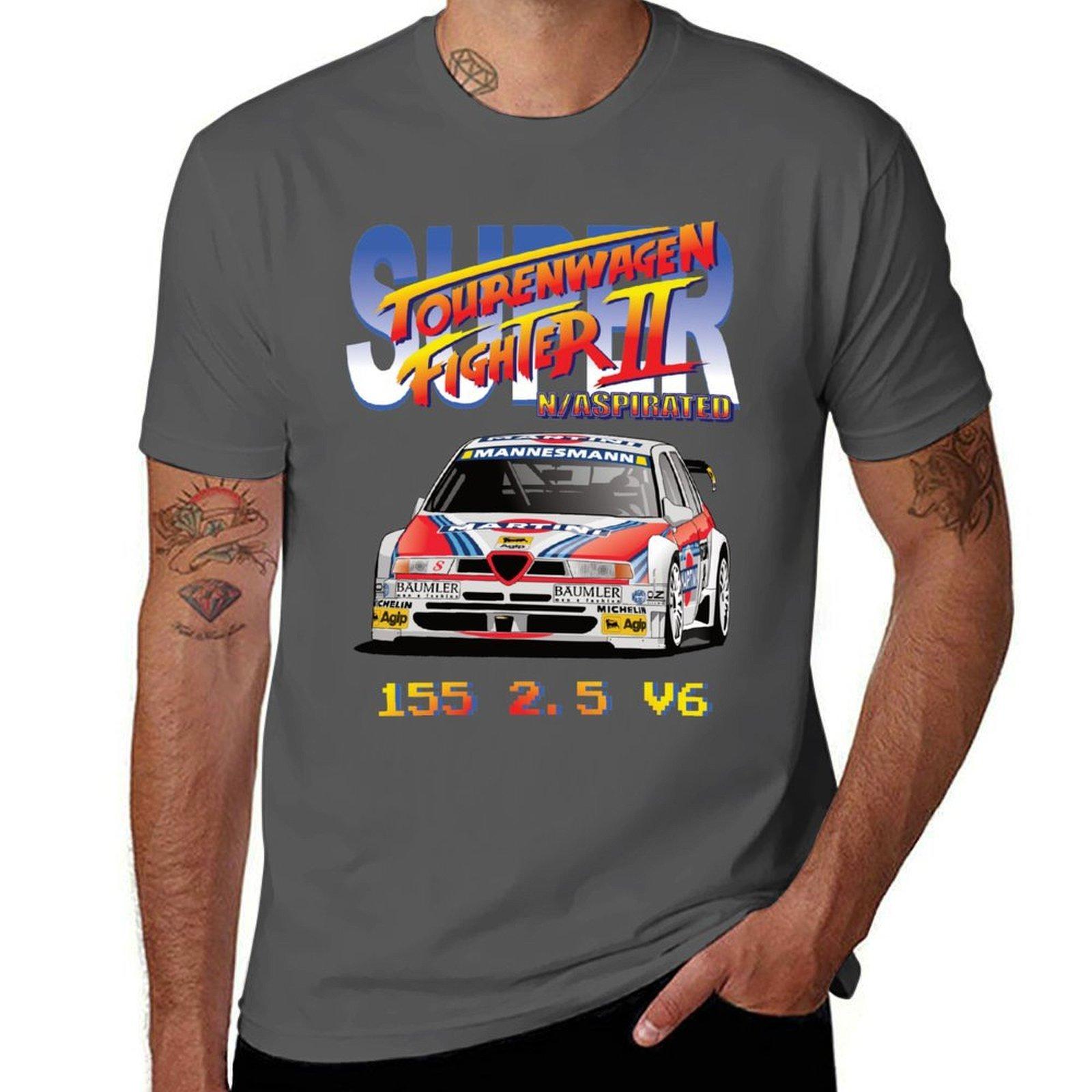 Alfa 155 DTM Tourenwagen Fighter 2 T-Shirt t shirts for man cotton t shirts for man cotton funny T-Shirt 4XL
Alfa 155 DTM Tourenwagen Fighter 2 T-Shirt t shirts for man cotton t shirts for man cotton funny T-Shirt 4XL