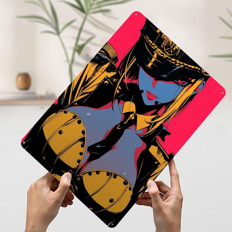 Anime Girl in Military Uniform Tin Plaque Poster Customized Wall Art Retro Vintage Metal Signs for Man Cave Decoration Gaming 7.9x11.8In(20x30cm)
Anime Girl in Military Uniform Tin Plaque Poster Customized Wall Art Retro Vintage Metal Signs for Man Cave Decoration Gaming 7.9x11.8In(20x30cm)