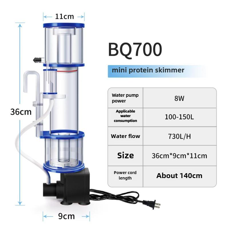 Mini Pneumatic Protein Skimmer Saltwater Aquarium Fish Filter for Marine Coral Reef Tanks Hang-On Filtration Protein Skimmer EU Plug
Mini Pneumatic Protein Skimmer Saltwater Aquarium Fish Filter for Marine Coral Reef Tanks Hang-On Filtration Protein Skimmer EU Plug