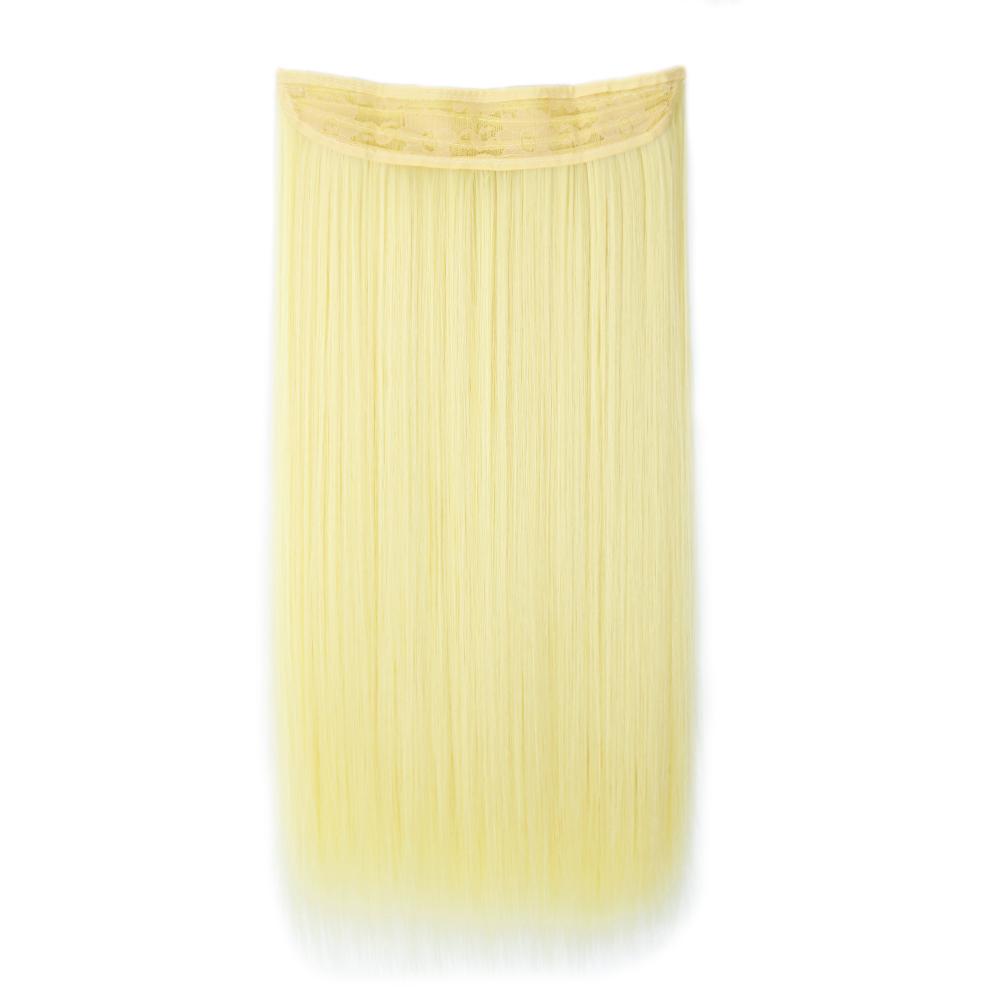 MERISIHAIR Светло-русые Натуральные Прямые Длинные Волосы Синтетическое Волокно Повседневная Одежда Косплей Невидимый Парик Рыбной Линии Шиньон 55 cm