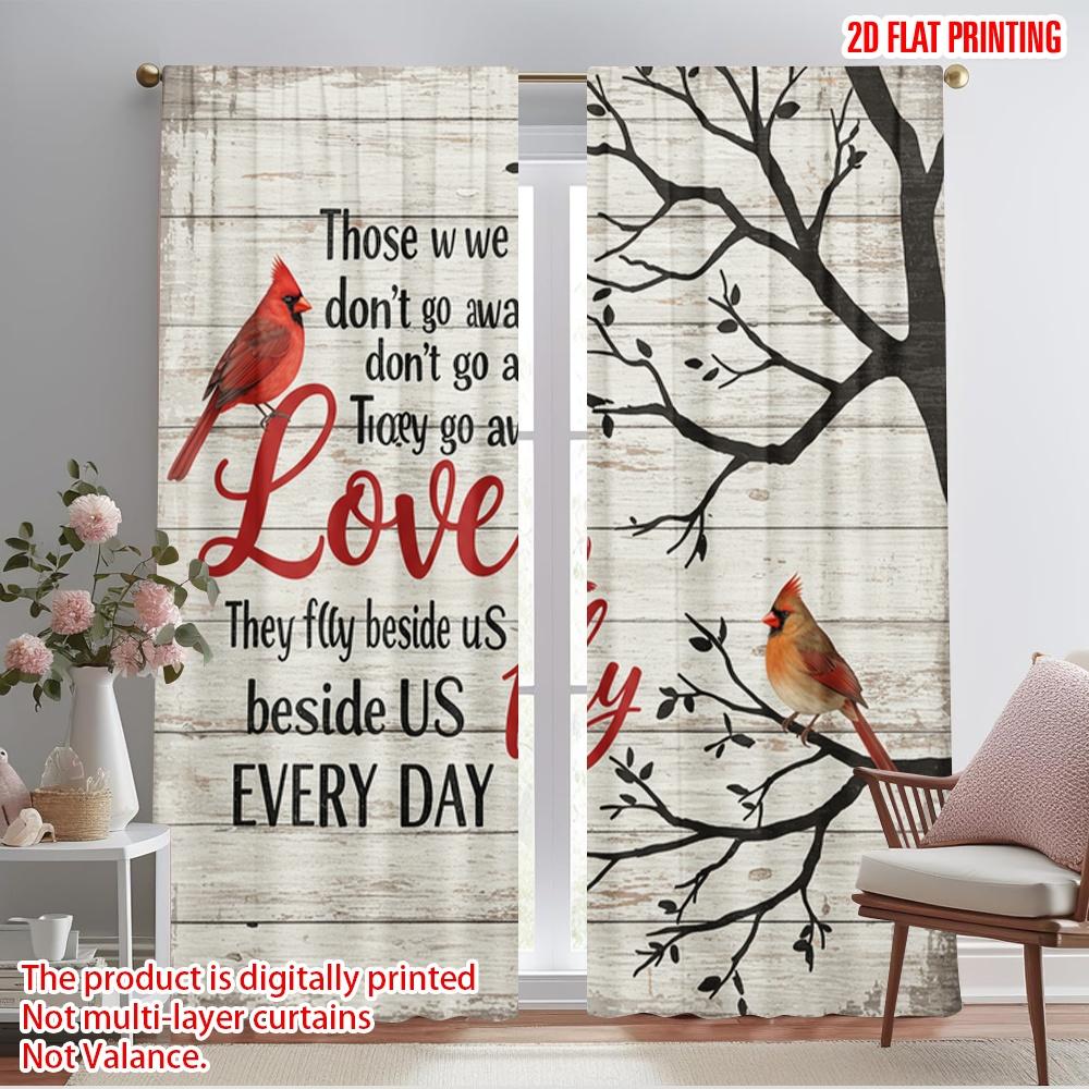 2pcs 2D flat printing Scene Curtain Those We Love Cardinals Beside Us Polyester Without Electricity All Season Party & Holiday 52.50×116.00 CM 2pcs
2pcs 2D flat printing Scene Curtain Those We Love Cardinals Beside Us Polyester Without Electricity All Season Party & Holiday 52.50×116.00 CM 2pcs