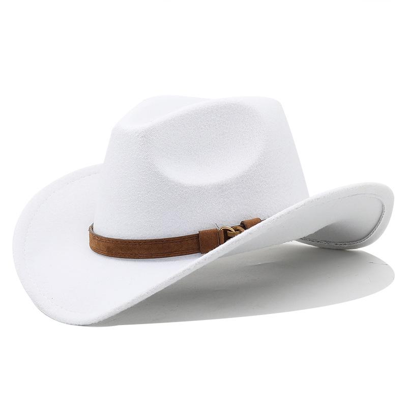 Классическая шляпа федора ковбоя в западном стиле из шерстяного фетра - Унисекс осенне-зимняя джазовая шляпа XL (60 cm) Adjustable белый
Классическая шляпа федора ковбоя в западном стиле из шерстяного фетра - Унисекс осенне-зимняя джазовая шляпа XL (60 cm) Adjustable белый