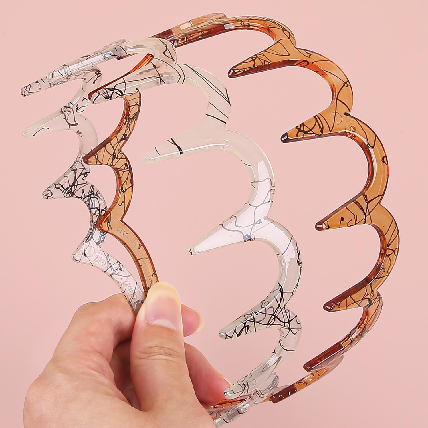 1/2pcs Fashion Large Teeth Hairbands Girls Headband Plastic Hairhoops for Women and Girls Hair Accessories Headwear
1/2pcs Fashion Large Teeth Hairbands Girls Headband Plastic Hairhoops for Women and Girls Hair Accessories Headwear