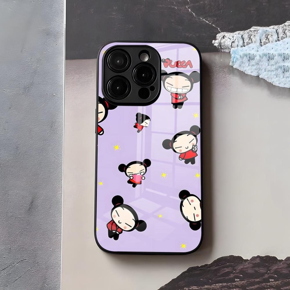 Fashion Cute Cartoon Pucca Phone Case For IPhone 17 Air 16 E Pro Max 15 14 13 Mini 12 Pro 11 Max Plus Black Glass Cover iPhone 16 Plus
Fashion Cute Cartoon Pucca Phone Case For IPhone 17 Air 16 E Pro Max 15 14 13 Mini 12 Pro 11 Max Plus Black Glass Cover iPhone 16 Plus