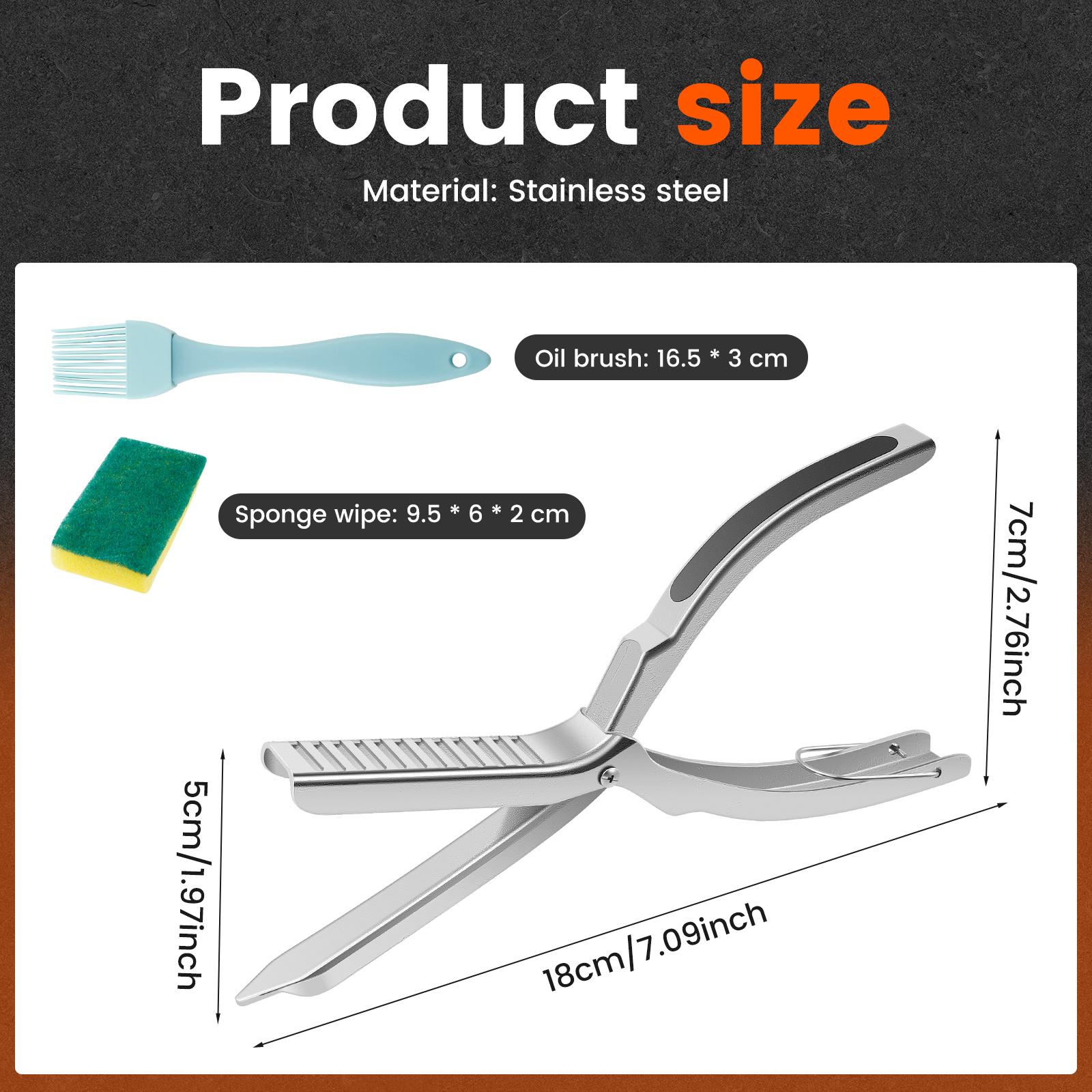 Stainless Steel Rib Membrane Remover Tool BBQ Rib Skinner with Brush Meat Food Prep Tool for Outdoor Camping Picnic BBQ Grill
Stainless Steel Rib Membrane Remover Tool BBQ Rib Skinner with Brush Meat Food Prep Tool for Outdoor Camping Picnic BBQ Grill