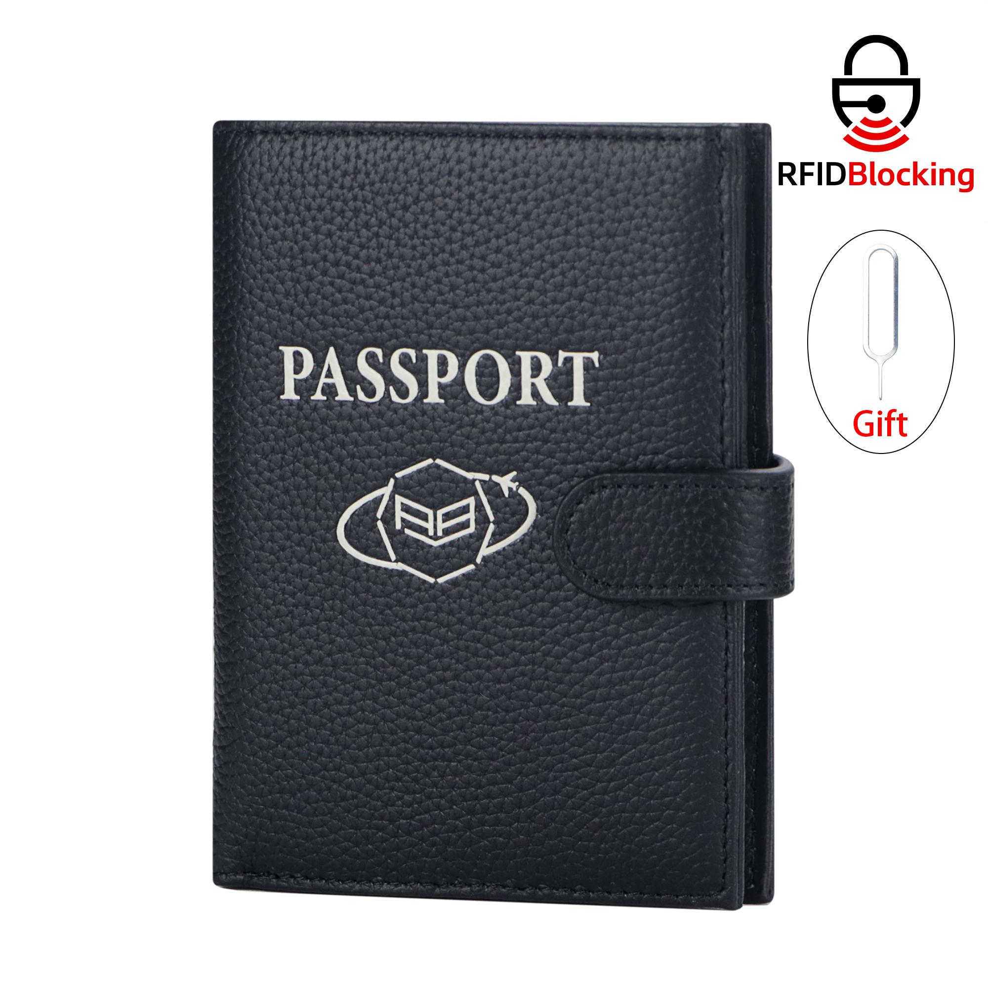 Кошелек для паспорта Royal Bagger RFID из натуральной кожи для женщин, Повседневные дорожные кошельки и держатель для карт с инструментом для извлечения SIM-карты 3220 чёрный
Кошелек для паспорта Royal Bagger RFID из натуральной кожи для женщин, Повседневные дорожные кошельки и держатель для карт с инструментом для извлечения SIM-карты 3220 чёрный