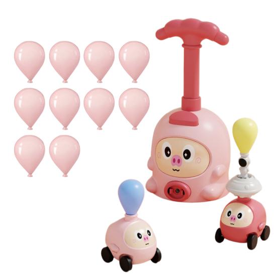 Air-Powered Balloon Car Toy with Manual Pump 2-in-1 Cartoon Pig Dinosaur Duck Seal Balloon рожевий
Air-Powered Balloon Car Toy with Manual Pump 2-in-1 Cartoon Pig Dinosaur Duck Seal Balloon рожевий