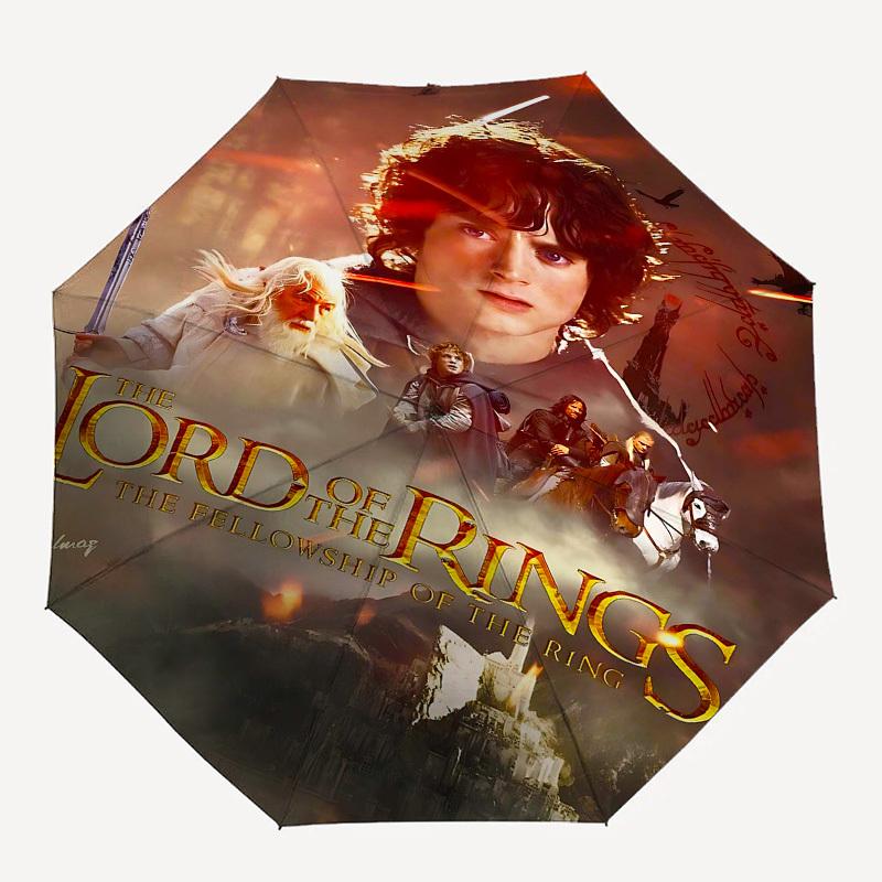1pc Lord of the Rings Fellowship Automatic Folding Umbrella - Compact 8-Rib Design, Durable Plastic & Iron1367L
1pc Lord of the Rings Fellowship Automatic Folding Umbrella - Compact 8-Rib Design, Durable Plastic & Iron1367L