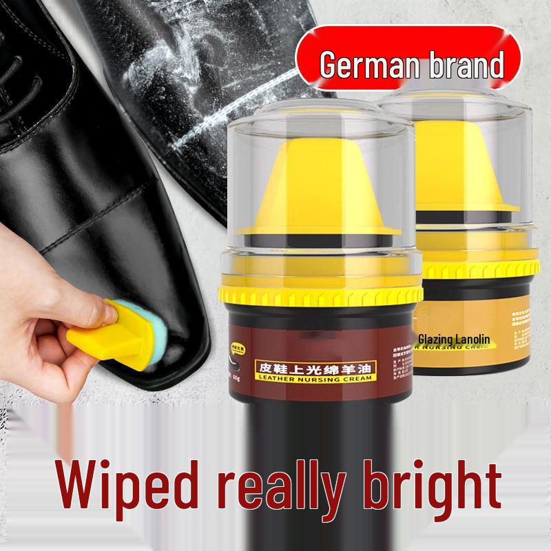 Black Leather Shoe Polish & Quick Shine Sponge - Easy Shine, Soft Polish & Maintenance Oil
Black Leather Shoe Polish & Quick Shine Sponge - Easy Shine, Soft Polish & Maintenance Oil