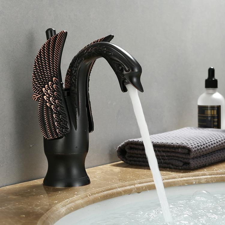 Смесители для раковины, новый высокий смеситель Swan, арочный дизайн, роскошные смесители для раковины, латунные краны для горячей и холодной воды, позолоченный кран на одно отверстие чёрный
Смесители для раковины, новый высокий смеситель Swan, арочный дизайн, роскошные смесители для раковины, латунные краны для горячей и холодной воды, позолоченный кран на одно отверстие чёрный