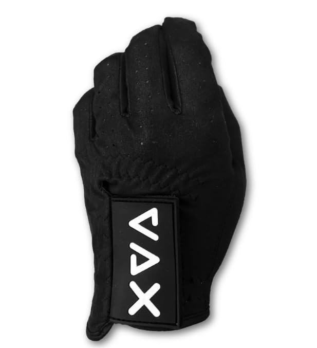 Перчатки для гольфа VAX из синтетической кожи черного/белого цвета (Черный, 24) чёрный
Перчатки для гольфа VAX из синтетической кожи черного/белого цвета (Черный, 24) чёрный