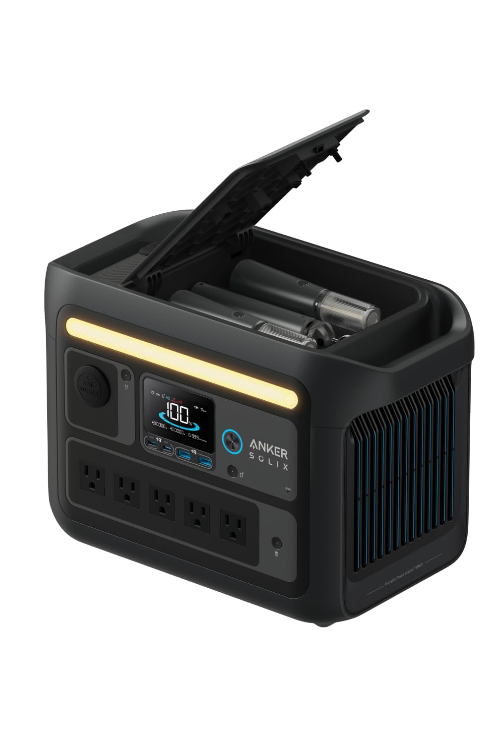 Anker Solix C800 Plus Portable Power Supply 768Wh Portable Light Equipped with Fully Charged in 58 Minutes High Output AC 1200W Momentary Max 5 Long
Anker Solix C800 Plus Portable Power Supply 768Wh Portable Light Equipped with Fully Charged in 58 Minutes High Output AC 1200W Momentary Max 5 Long