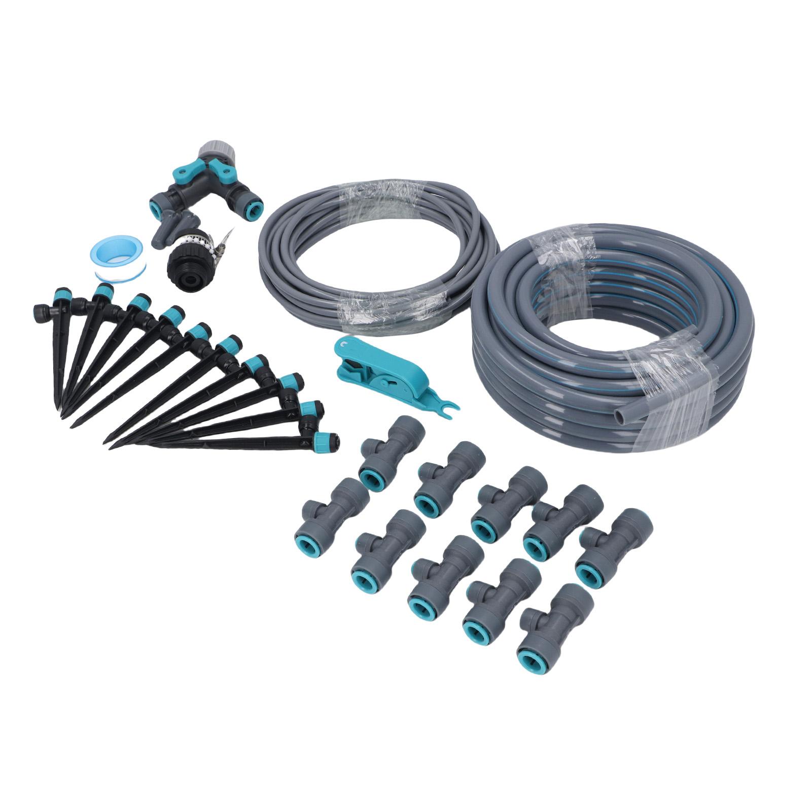 Drip Irrigation Kit 10m Hose Adjustable Spray Nozzle Plant Watering System for Lawn Garden Courtyard Greenhouse
Drip Irrigation Kit 10m Hose Adjustable Spray Nozzle Plant Watering System for Lawn Garden Courtyard Greenhouse
