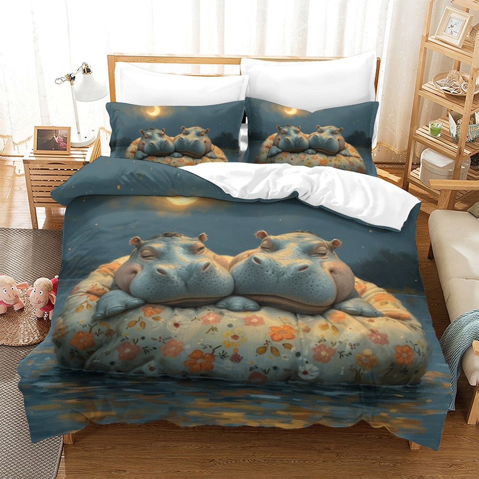 Soft Duvet Cover Set Hipo Printed Bedspreads Children Adult People Home Dormitory Bedspreads,suitable Childrens Children Kids plus Adult Peoples,Breat 120*200cm Single
Soft Duvet Cover Set Hipo Printed Bedspreads Children Adult People Home Dormitory Bedspreads,suitable Childrens Children Kids plus Adult Peoples,Breat 120*200cm Single