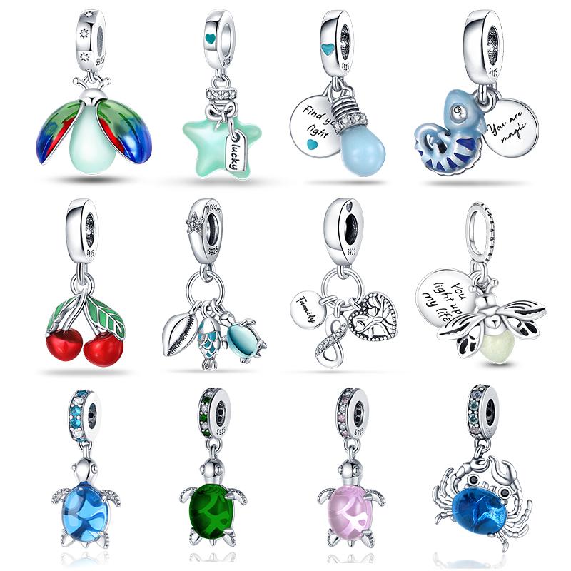 Hot Sale 925 Silver Firefly Sea Turtle Series Beads Fits Original Bracelets For Women DIY Jewelry Anniversary Gifts
Hot Sale 925 Silver Firefly Sea Turtle Series Beads Fits Original Bracelets For Women DIY Jewelry Anniversary Gifts