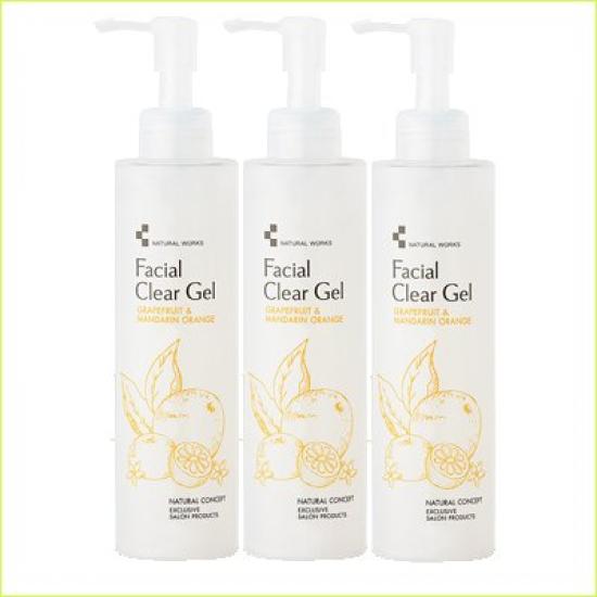 Kikuboshi Natural Works Очищающий гель для лица 200 мл, набор из 3 бутылок