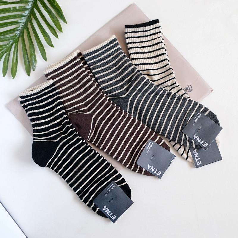 Men s Pinstripe Sweat-Absorbent Korean Socks - Autumn/Winter Breathable Casual Office Wear One Size (40-46) темно-серого
Men s Pinstripe Sweat-Absorbent Korean Socks - Autumn/Winter Breathable Casual Office Wear One Size (40-46) темно-серого