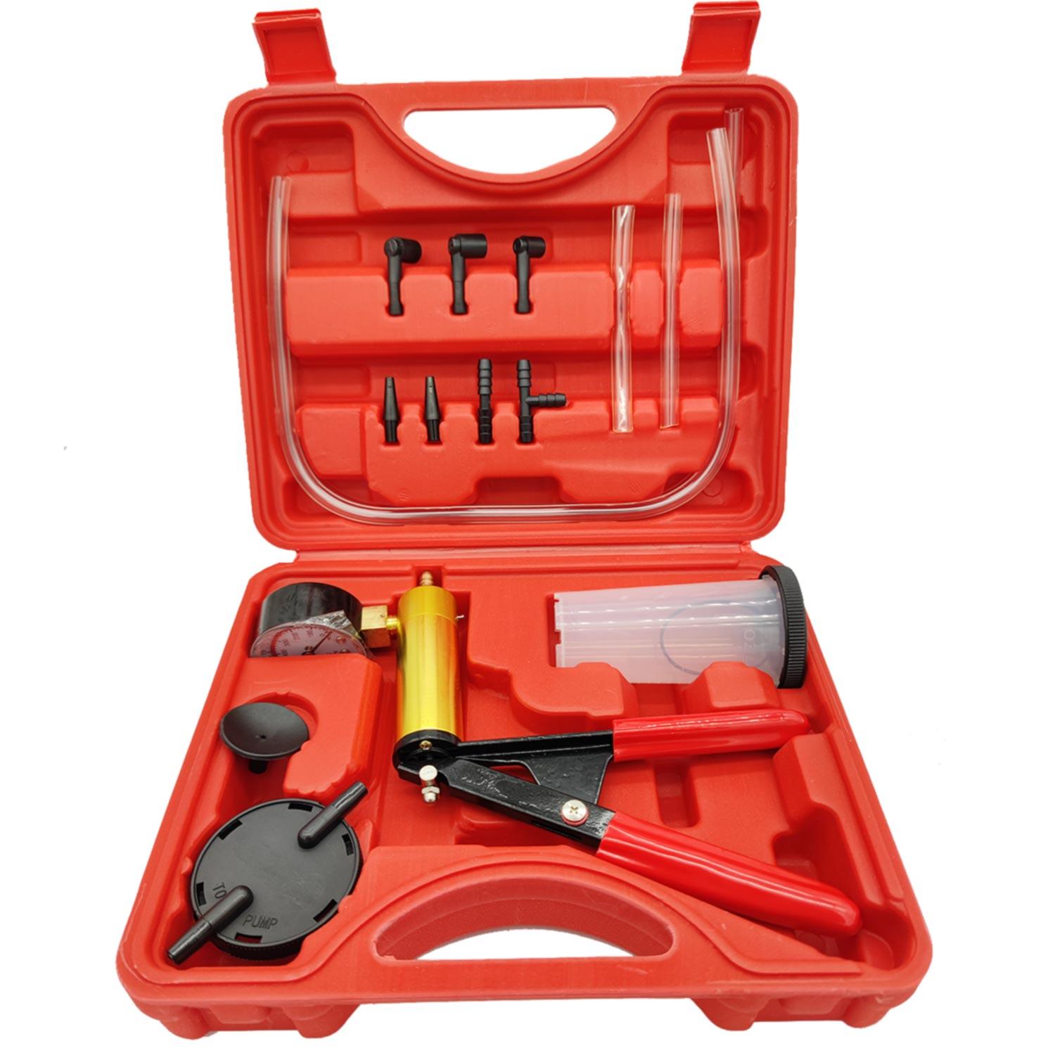 Ручной вакуумный прокачной инструмент для прокачки тормозной жидкости, вакуумный пистолет, набор для тестирования насоса, алюминиевый насос, вакуумный манометр
Ручной вакуумный прокачной инструмент для прокачки тормозной жидкости, вакуумный пистолет, набор для тестирования насоса, алюминиевый насос, вакуумный манометр