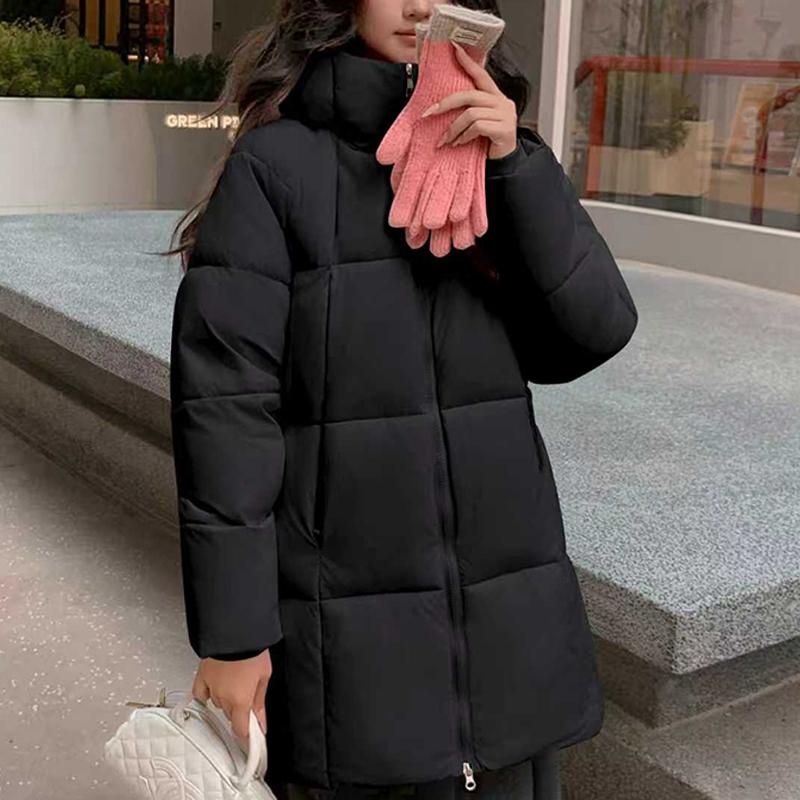 Модные женские зимние пальто с капюшоном, свободные, толстые, теплые, длинные парки, повседневные женские куртки L чёрный
Модные женские зимние пальто с капюшоном, свободные, толстые, теплые, длинные парки, повседневные женские куртки L чёрный