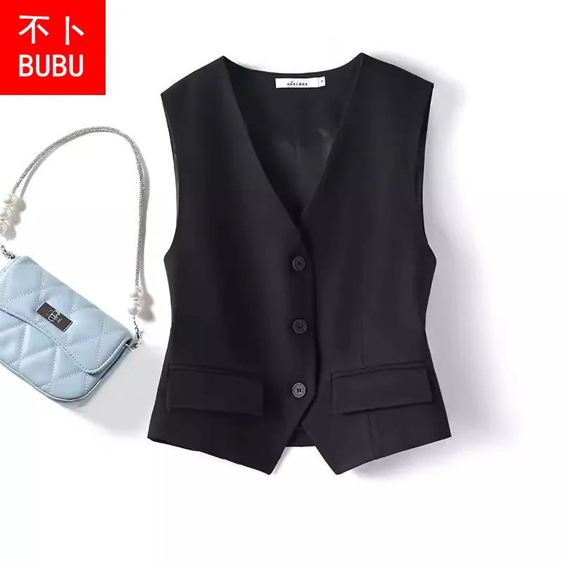 Spring Autumn Women s Black Vest Top V Neck Button Down Waistcoat M чёрный
Spring Autumn Women s Black Vest Top V Neck Button Down Waistcoat M чёрный
