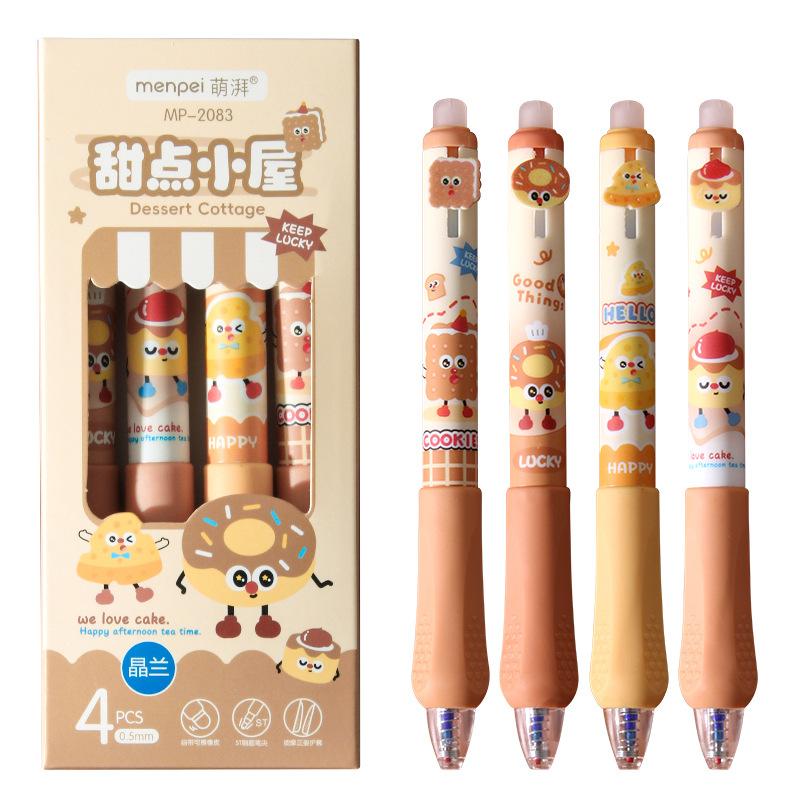 New-style push-erase pen, Sweet House high-visibility neutral pen, student stationery
New-style push-erase pen, Sweet House high-visibility neutral pen, student stationery