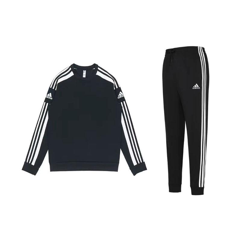 Adidas Круглый вырез модный спортивный повседневный комплект с длинным рукавом и брюками мужские комплекты черный GT6638+GK8831 S
Adidas Круглый вырез модный спортивный повседневный комплект с длинным рукавом и брюками мужские комплекты черный GT6638+GK8831 S