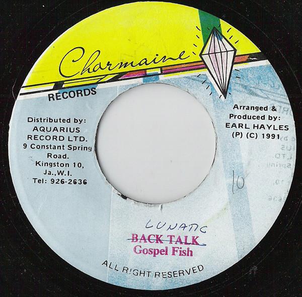 7inch Record GOSPEL FISH Lunatic NONE Charmaine Recor 1991 Jamaica Reggae Ska Dub Used
7inch Record GOSPEL FISH Lunatic NONE Charmaine Recor 1991 Jamaica Reggae Ska Dub Used