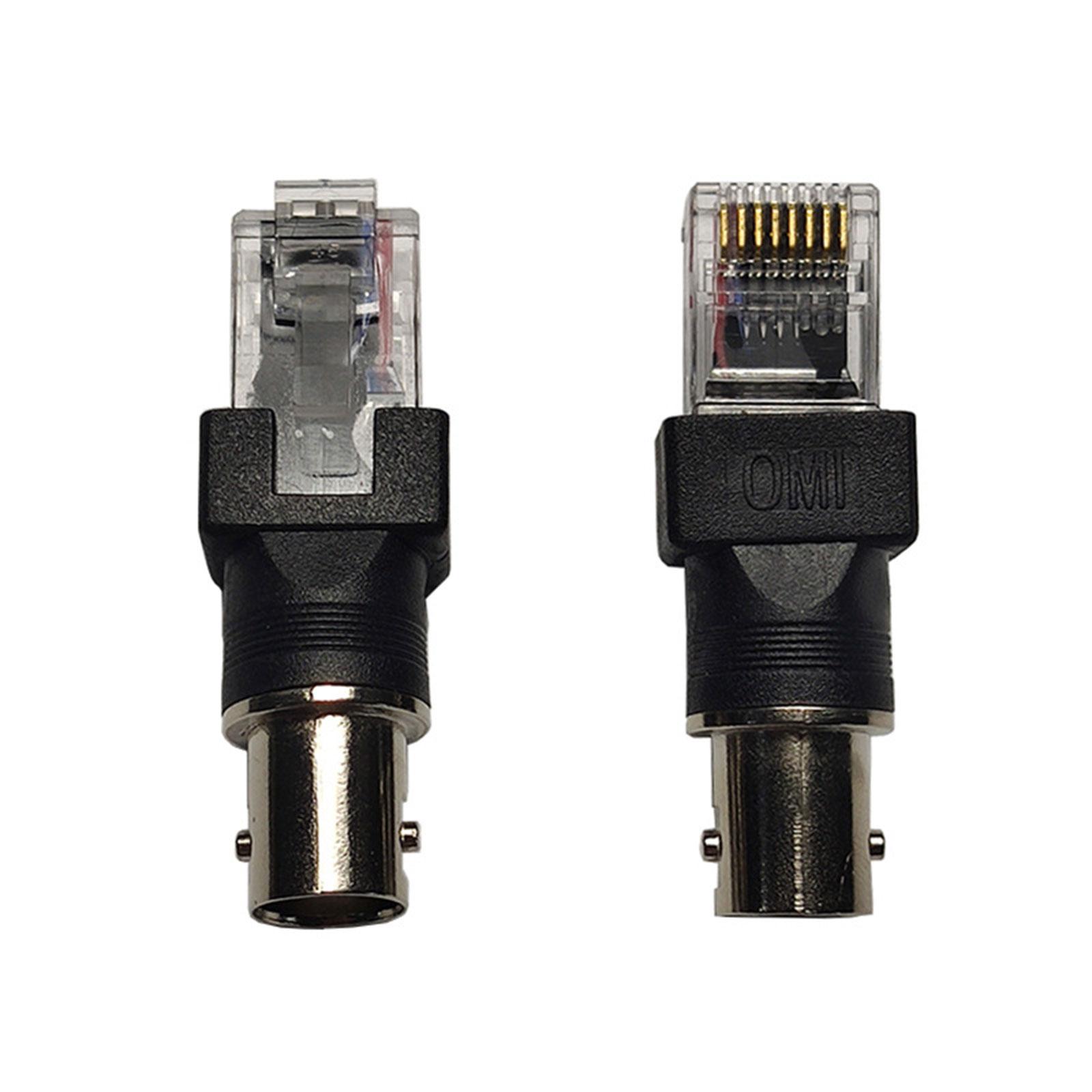 BNC to RJ45 Adapter BNC Female to RJ45 Male Connectors for Coaxial Cable Testing and Inspection 1
BNC to RJ45 Adapter BNC Female to RJ45 Male Connectors for Coaxial Cable Testing and Inspection 1
