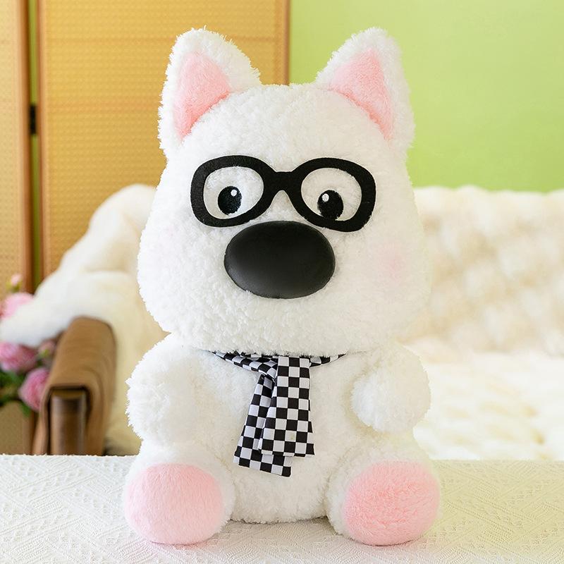 Glasses Dog Plush Toy Cartoon Black and White Plaid Dog Doll Big Legs Doll Sleeping and Hugging 25 cm (0.135 kg)
Glasses Dog Plush Toy Cartoon Black and White Plaid Dog Doll Big Legs Doll Sleeping and Hugging 25 cm (0.135 kg)