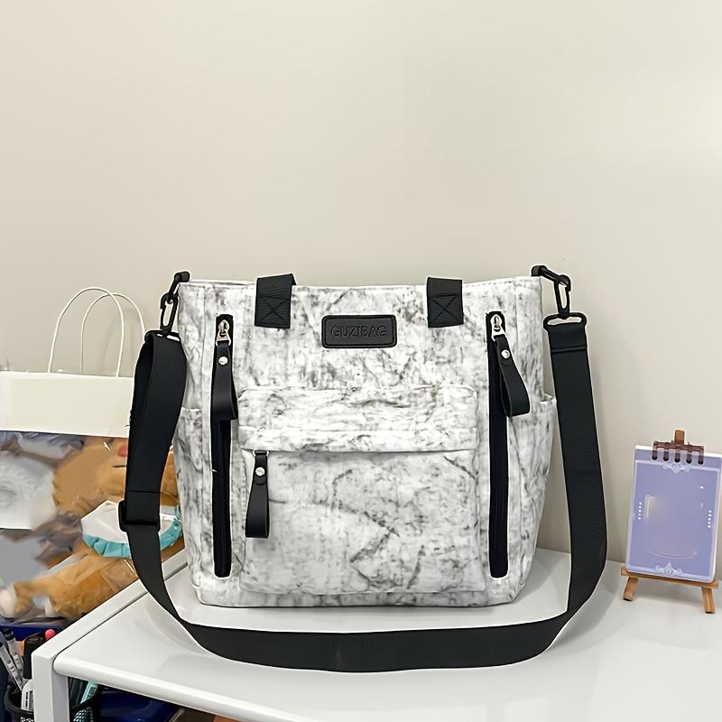 Japanese Style Large Capacity Nylon Shoulder Bag for Students Cute Bear Crossbody Messenger Tote Lightweight Commuter Book Bag білий
Japanese Style Large Capacity Nylon Shoulder Bag for Students Cute Bear Crossbody Messenger Tote Lightweight Commuter Book Bag білий
