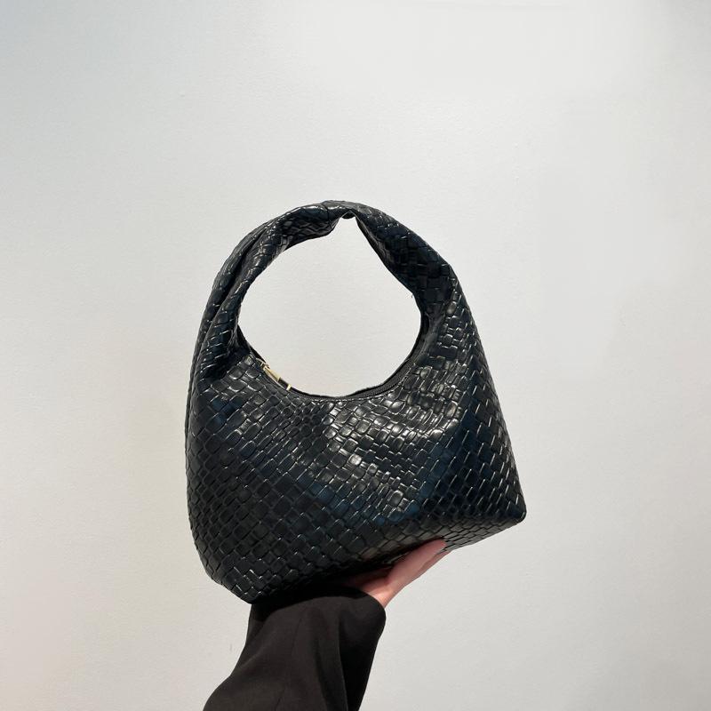 New Women Classic Fashi Woven Embossed Hobo Soft PU Leather Small Top-handle Shoulder Bag Casual Daily Handbags чёрный
New Women Classic Fashi Woven Embossed Hobo Soft PU Leather Small Top-handle Shoulder Bag Casual Daily Handbags чёрный