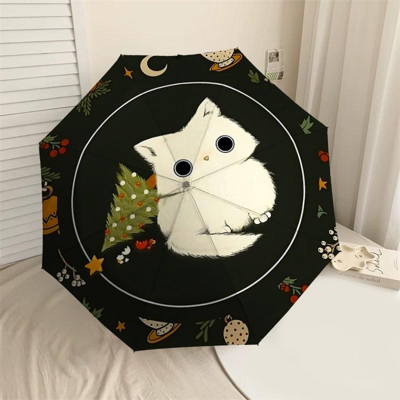 1PC cat, Christmas Automatic Open/Close Umbrella with Windproof, 8-Rib Sturdy Canopy, Durable Ribs, Fashionable Design, 1300A
1PC cat, Christmas Automatic Open/Close Umbrella with Windproof, 8-Rib Sturdy Canopy, Durable Ribs, Fashionable Design, 1300A