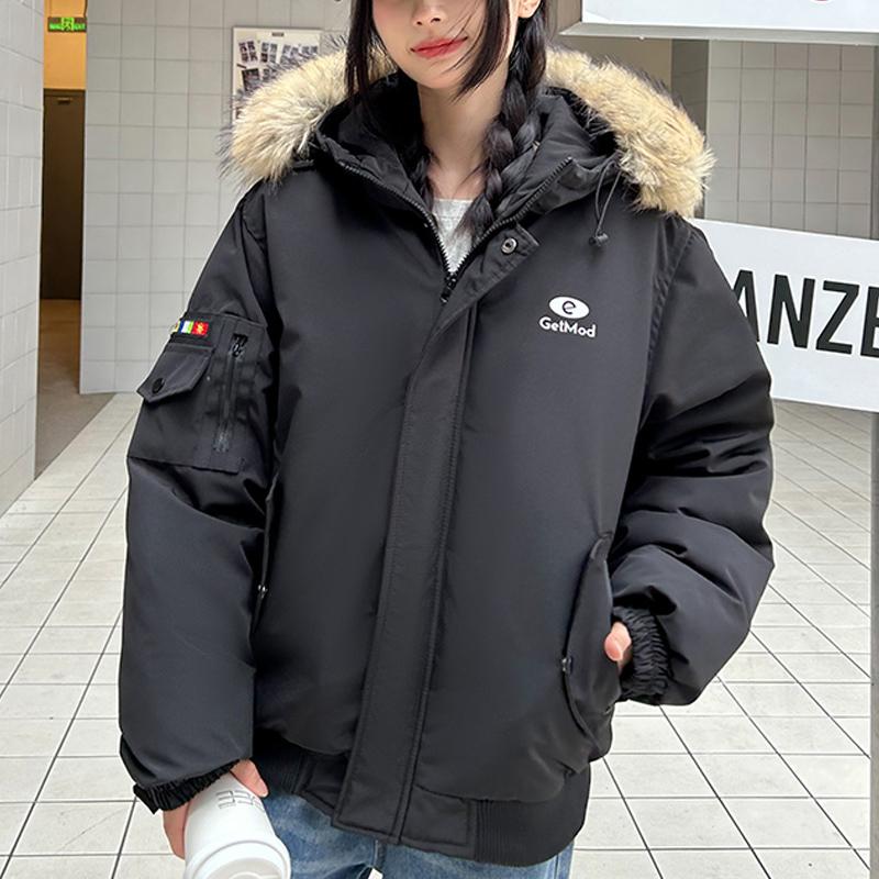 Модная женская зимняя куртка с капюшоном, воротником из искусственного меха, толстая теплая женская парка, повседневное зимнее пальто S чёрный
Модная женская зимняя куртка с капюшоном, воротником из искусственного меха, толстая теплая женская парка, повседневное зимнее пальто S чёрный