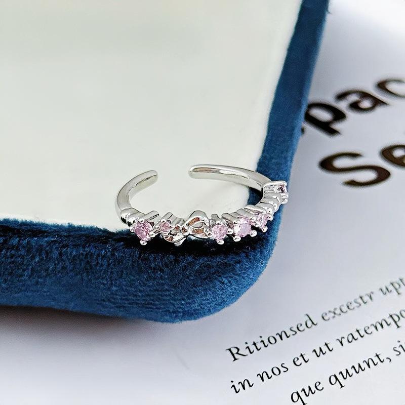 Sweet Crit Romantic Pink Zir*****Pen Ring Female Cold Wind Slightly Inlaid Niche Temperament Light Luxury Ring Tide Adjustable opening
Sweet Crit Romantic Pink Zir*****Pen Ring Female Cold Wind Slightly Inlaid Niche Temperament Light Luxury Ring Tide Adjustable opening