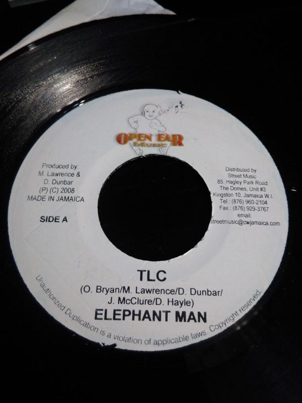7inch Record ELEPHANT MAN - Tlc NONE Open Ear Music 2008 Jamaica Reggae, Ska & Dub Used
7inch Record ELEPHANT MAN - Tlc NONE Open Ear Music 2008 Jamaica Reggae, Ska & Dub Used