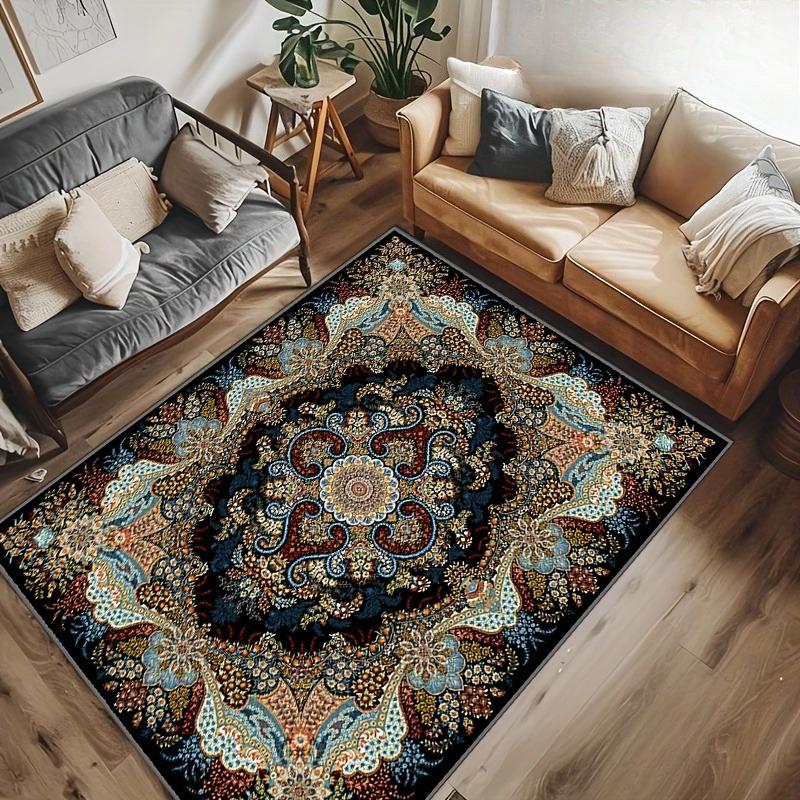 Turkish Ethnic Style Carpet Persian American Vintage Living Room Sofa Coffee Table Carpet Bedroom Bedside Floor Cushion 40x60cm
Turkish Ethnic Style Carpet Persian American Vintage Living Room Sofa Coffee Table Carpet Bedroom Bedside Floor Cushion 40x60cm