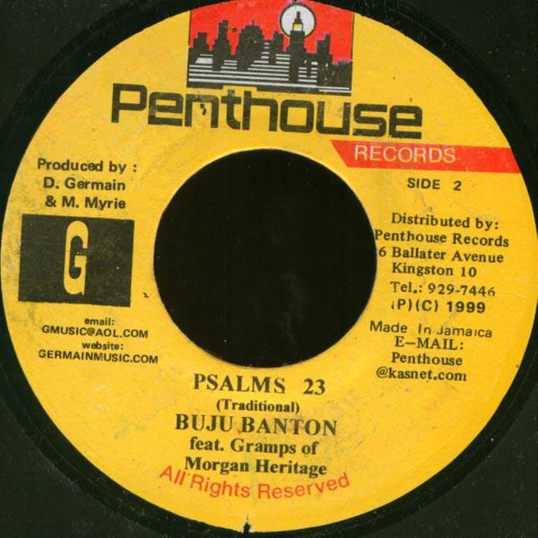 7inch Record BUJU BANTON, ROY GRAMPS MORGAN - Psalms 23 NONE Penthouse Recor 1999 Jamaica Reggae, Ska & Dub Used
7inch Record BUJU BANTON, ROY GRAMPS MORGAN - Psalms 23 NONE Penthouse Recor 1999 Jamaica Reggae, Ska & Dub Used