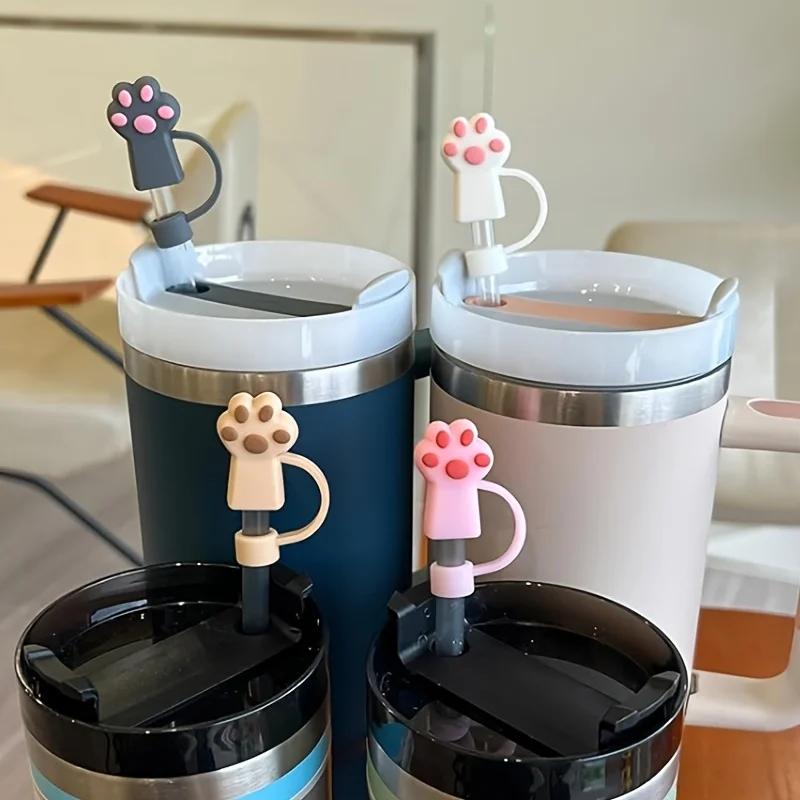 6pcs Cute Cartoon Cat Paw Straw Lids, 10mm Reusable Dustproof Silicone Straw Plugs, Cup Accessories рожевий
6pcs Cute Cartoon Cat Paw Straw Lids, 10mm Reusable Dustproof Silicone Straw Plugs, Cup Accessories рожевий
